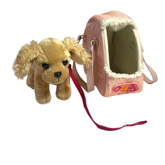 Our Generation Hop In Dog Carrier & Pet Plush Puppy for 18" Dolls - Picture 10 of 16
